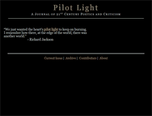 Tablet Screenshot of pilotlightjournal.org